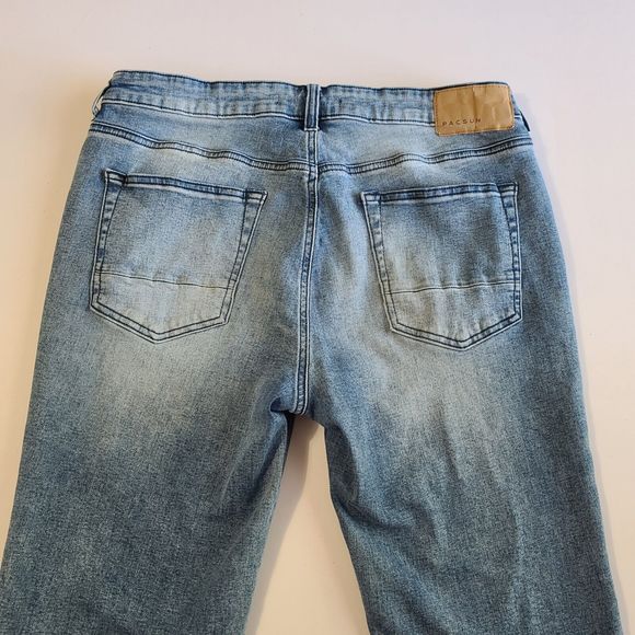 PacSun Slim Jeans Men's Size 33x32 Straight Leg Blue denim - Picture 5 of 13